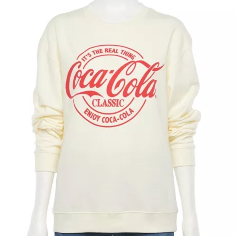 Off white Coca Cola Sweatshirt // Coca•Cola|Coke